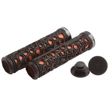 Clarks Locking Grips with Alloy Ring - Black/Red