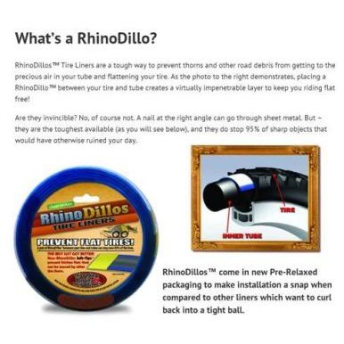 Clean Motion Rhinodillos Tyre Liner for 27.5"-29er, 2.0-2.125, TAN
