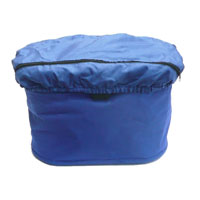 Collapz Q/R Front Basket Fabric, Collapsible Handle, Duel Access Lid, Waterproof Cover, Blue