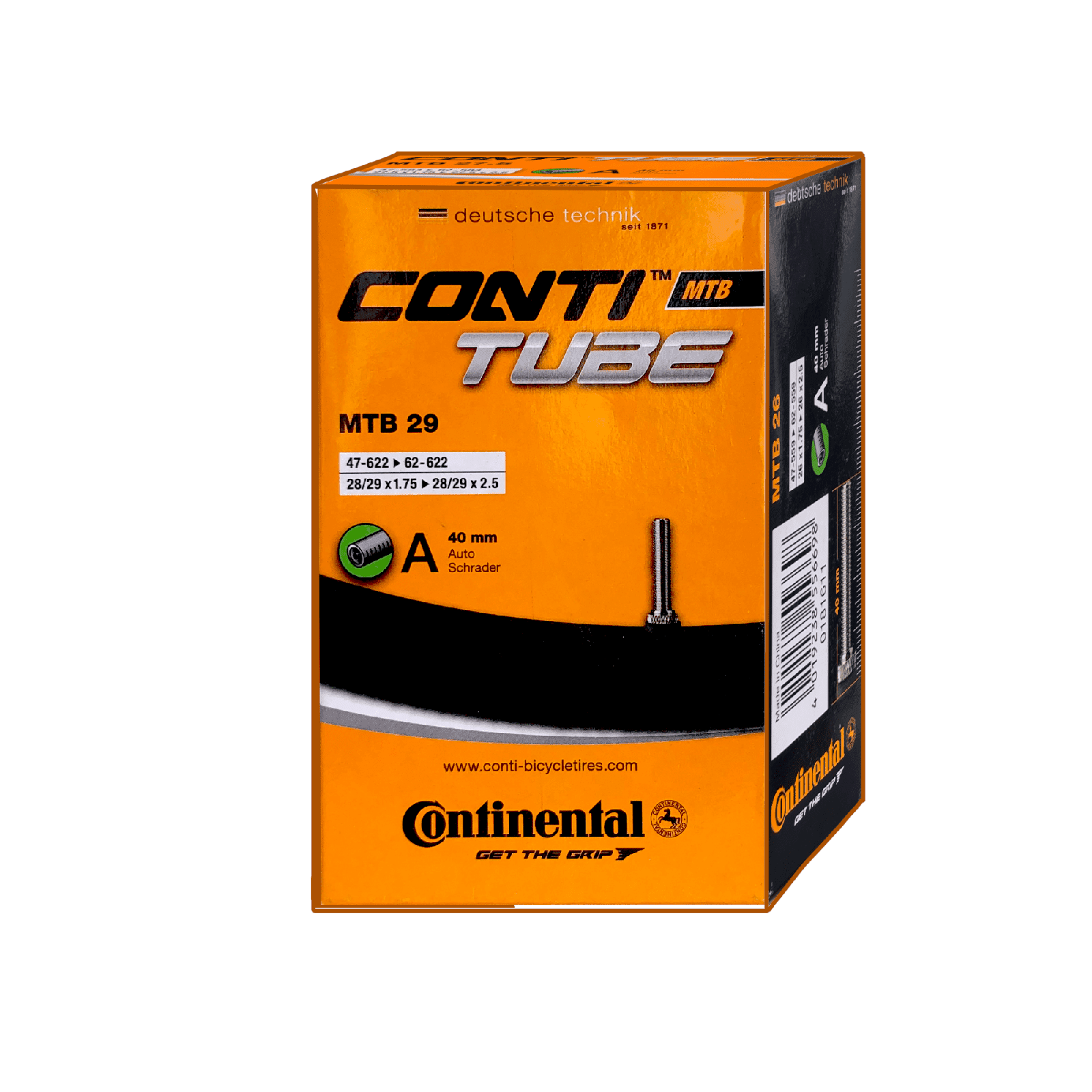 Continental MTB Schrader Valve Bike Tubes - 27.5" Inch