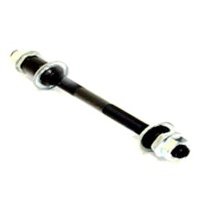 Cr-Mo Rear Axle with Cone & Nut - 3/8" x 26T x 180mm