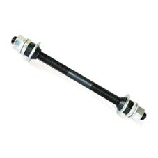 Cr-Mo Rear BMX Axle with Cone & Nut - 3/8" x 26T x 165mm