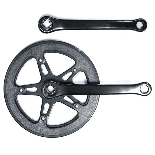 Diamond Taper 152mm x 3/32 - 40T Chainwheel Set Double Plastic Guard, Black Finish