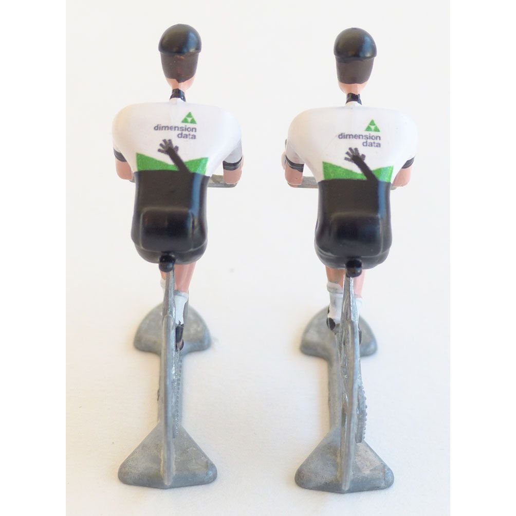 Dimension Data FLANDRIENS Cyclist Figures - Hand Painted Metal