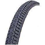 Duro 22" Black Tyre for Bicycles - 1.3/8 Width 37 x 501