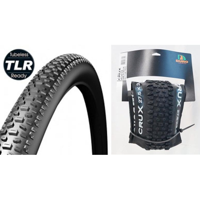 Duro TYRE 27.5 x 3.25 BLACK, Kevlar Bead Folding , BLACK skin wall, high performance tyre, 60tpi, Made in Taiwan