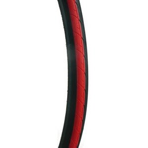 Duro Taiwan Premium 700x23C Tyre with Kevlar Protection - Black/Red