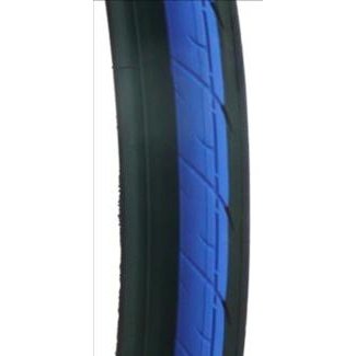 Duro Taiwan Premium 700x25C Black/Blue Wire Bead Tyre - 30TPI