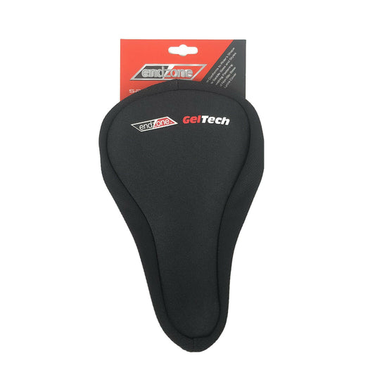 END ZONE Lycra with GEL Saddle Cover Gents MTB Road Seat Soft Silicone Cushion