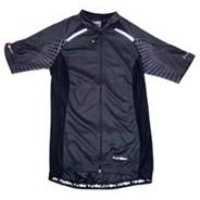 FUNKIER Firenze Women-s Jersey - Black, Short Sleeve, Full Zip, L