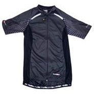 FUNKIER Firenze Women-s Jersey - Black, Short Sleeve, Full Zip, XXL