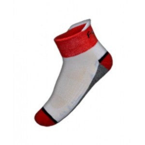 FUNKIER Volpiano Socks - Red/White, Size 35-38