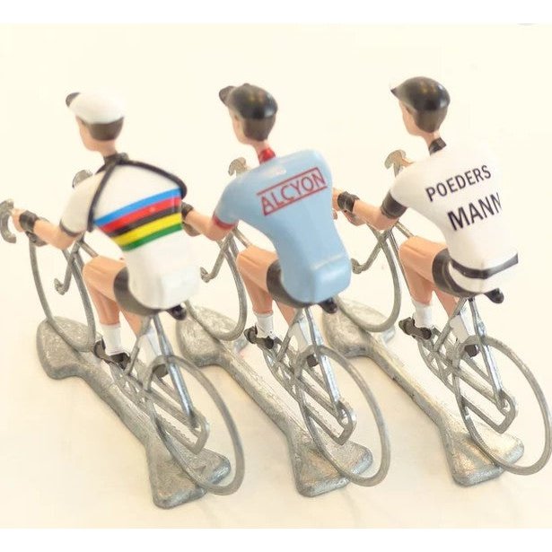 Flandriens Briek Schotte Cyclist Set - Hand Painted Metal Jerseys