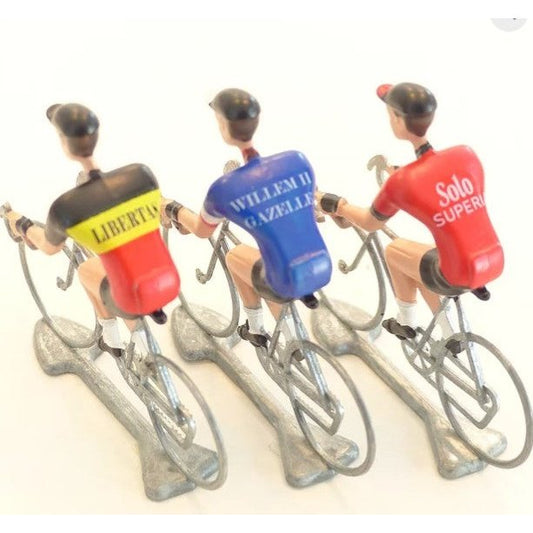 Flandriens Hand-Painted Metal Cyclists - Rik Van Looy Jerseys