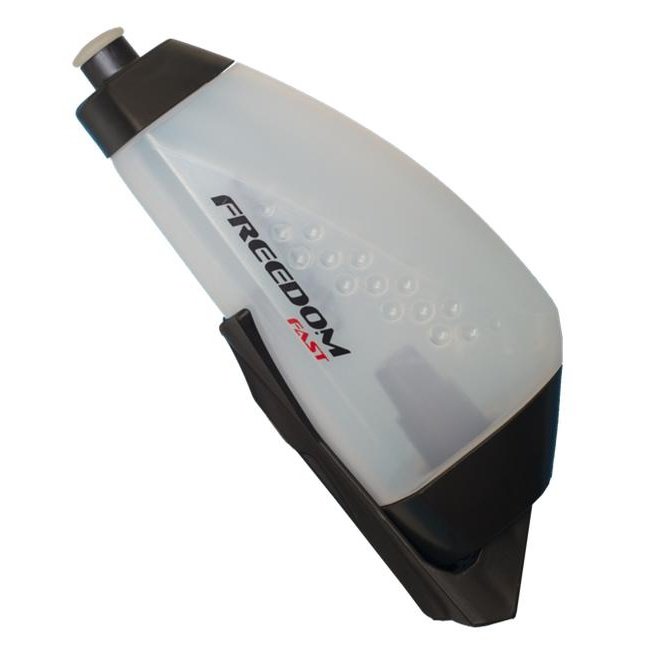 Freedom Cycle System Fast Aero Bottle with Mounting Pin - Translucent & Black
