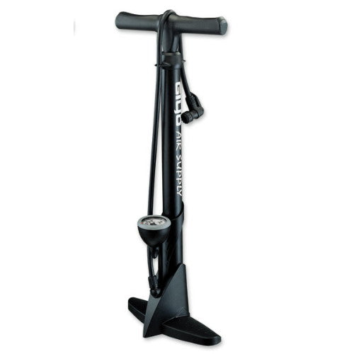 GIYO Floor Pump with Clever Valve and Gauge - 160psi