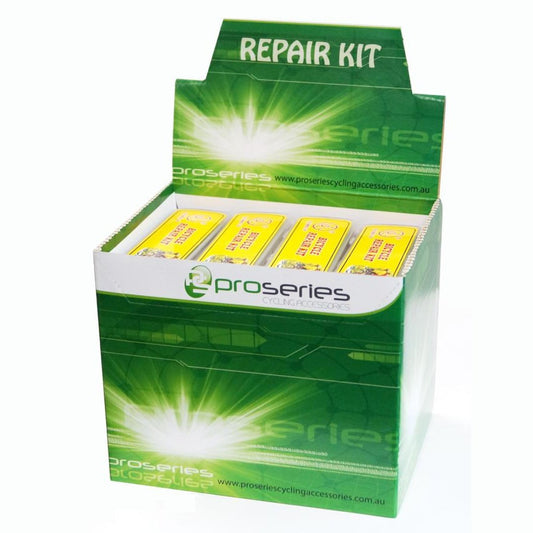 Glueless Repair Kit with Levers & Patches - 25 Count Display Box