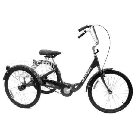 Gomier Australia Designed TRIKE 24" 6 Speed SHIMANO 2500 - Metallic Black