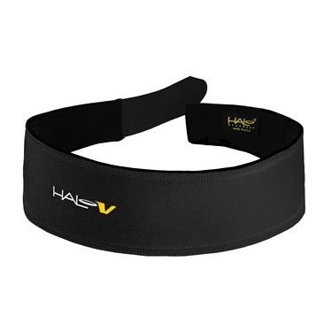 Halo Black V Sweatband - Adjustable & Sweat-Wicking