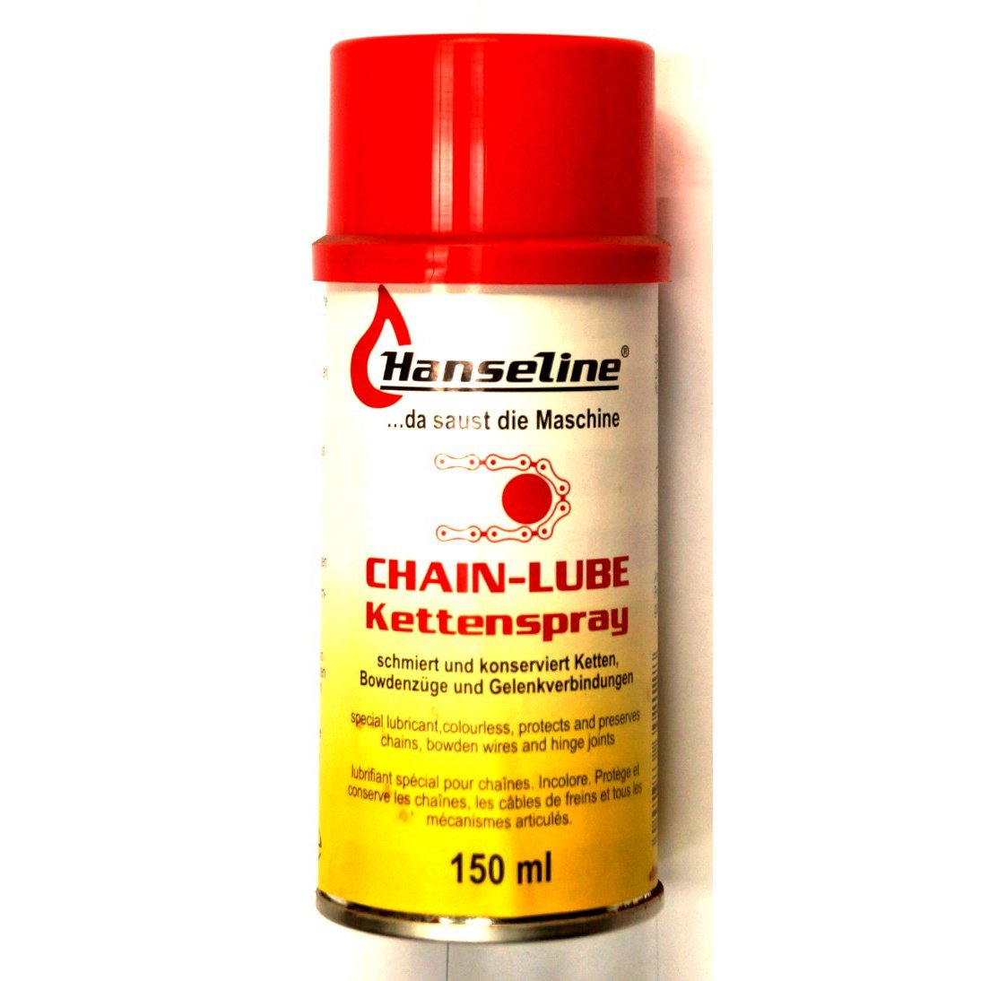 Hanseline Chain Lubespray 150ml - Aerosol Lubricant