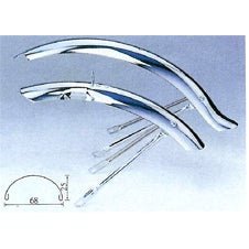 Hi-Riser 20 Mudguard Set - Front & Rear, Steel C.P.