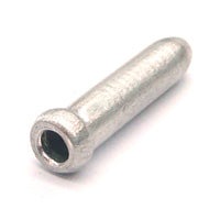 Inner Wire End Cap 2.2mm Dia - Silver 100 Pack