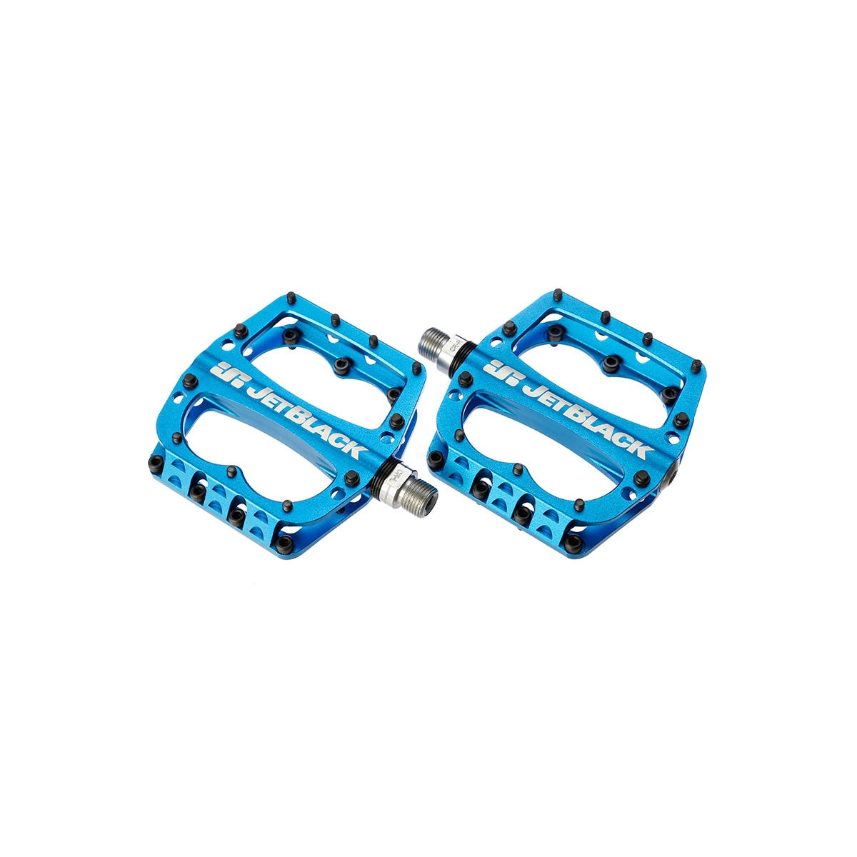 JetBlack Superlight MTB Pedals - Blue, Low Profile, Sealed Bearings