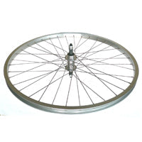 Jetset 26" Rear Wheel - Alloy Rim, Multi-Speed Hub, Stainless Steel Spokes, Silver