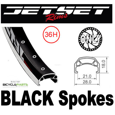 Jetset CH-E213 26" Disc Wheelset - Black