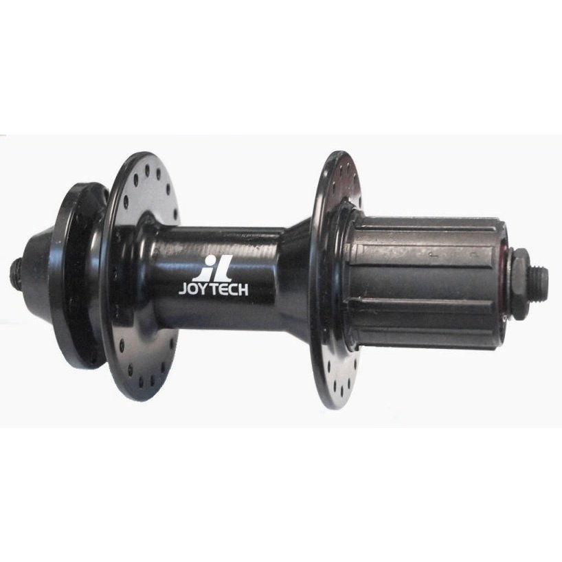 Joytech 8/10 Speed Cassette Hub - Black Alloy, 6 Bolt DISC, Q/r 36H 135mm OLD