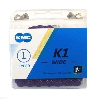 KMC K1WIDE Single Speed Chain - Purple