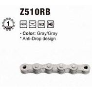 KMC Z1 Wide Single Speed Chain - Anti Rust Grey