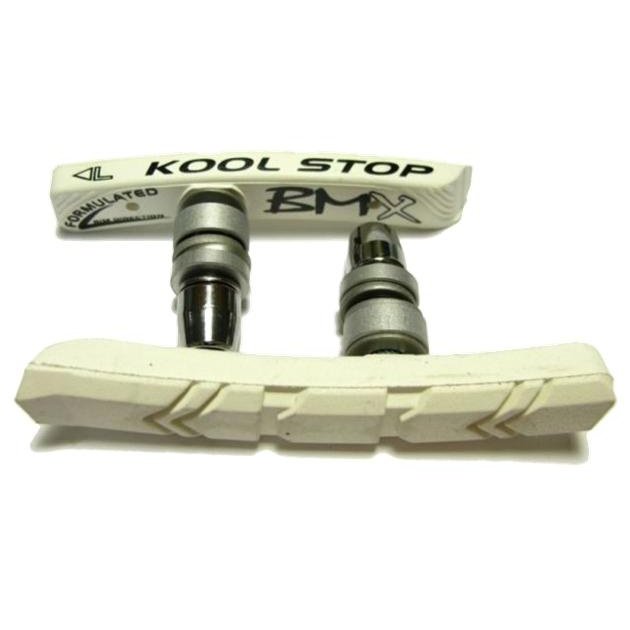 Kool Stop BMX White Threaded Brake Pads