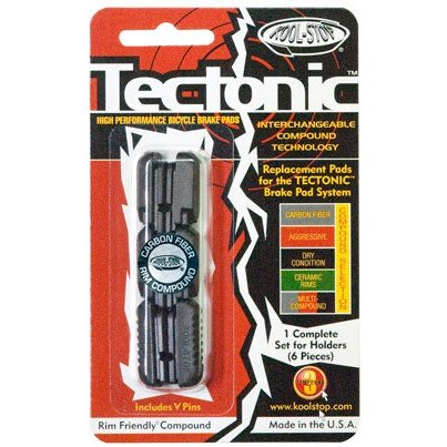 Kool Stop Tectonic Black Brake Pads - KSTECB