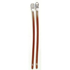 Leather Toe Clip Straps - Pair