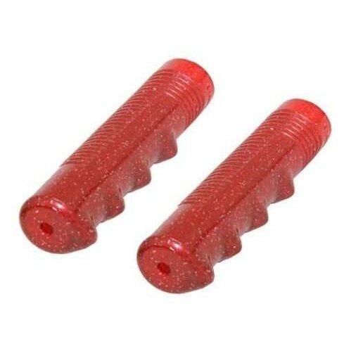 Lowrider/Dragster Glitter-Red Grips - 120mm Length