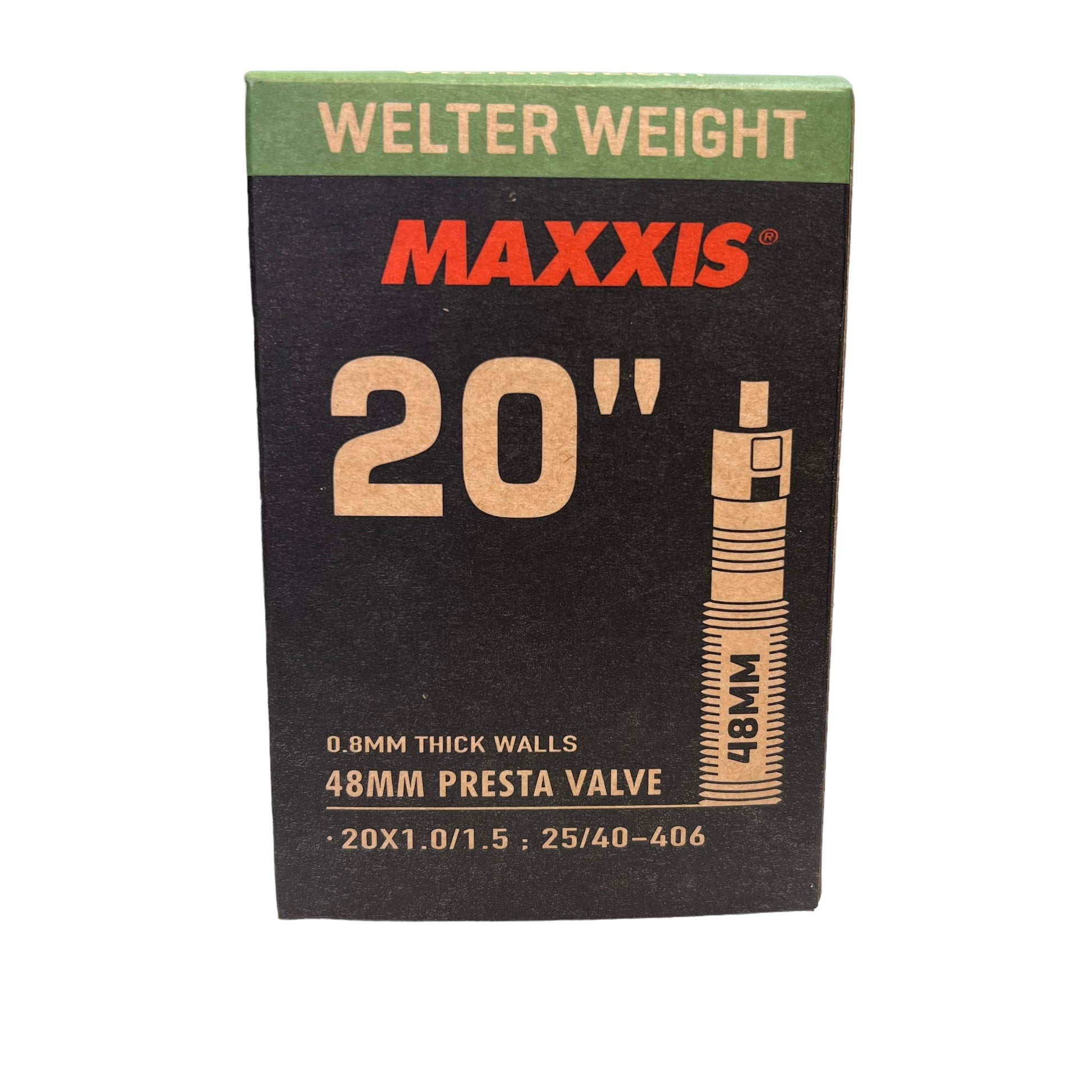 MAXXIS Welterweight Tube 20 x 1.0-1.5 PV48 | PRESTA