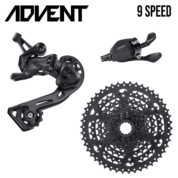 MICROSHIFT Groupset - ADVENT MTB 1x9 Speed 11-46T - SL-M9295-R Shifter - RD-M619