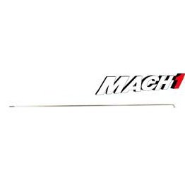 Mach1 Galvanised Spokes - 139mm, 14 Gauge, J Hook, Silver