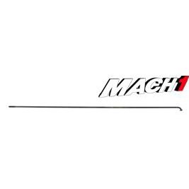 Mach1 Stainless Steel Spokes - 284mm, 14 Gauge, J Hook, BLACK