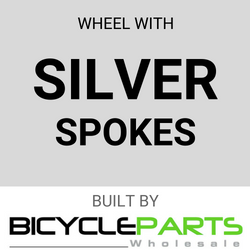 Mach1 TWR1 26" Rear Wheel - Sturmey Archer Hub, Silver Alloy Rim & Spokes