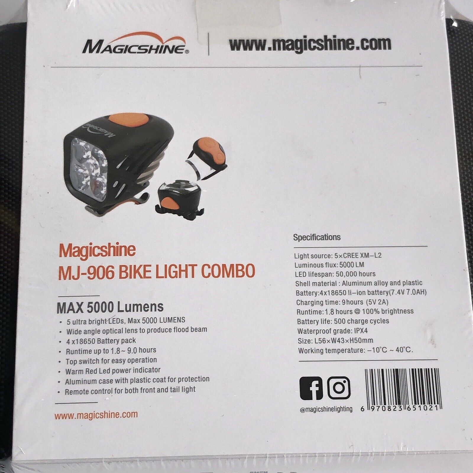 Magicshine Seemee 150 Combo licht set