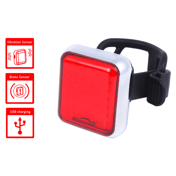 Magicshine SeeMee 60 Rear Light with Brake Sensor and USB Charge - IPX5 Waterproof