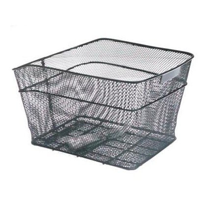 MeshRider Rear Basket Fixed Fittings, 41x34x25cm, Black Mesh