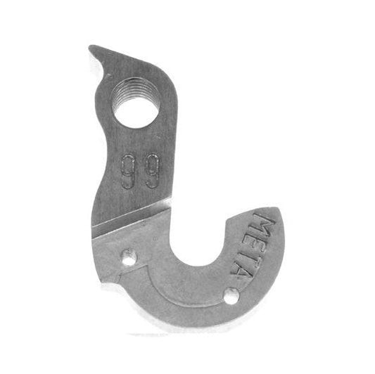 Meta CNC CANNONDALE 99 CNC Derailleur Hanger - 6061 T651 Aluminum, Silver