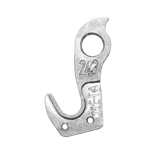 Meta CNC GIANT 243 CNC Derailleur Hanger - 6061 T651 Aviation Aluminium, Silver