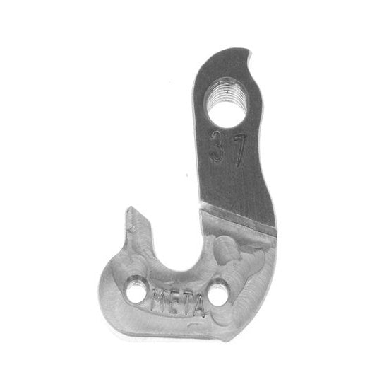 Meta CNC KHS Derailleur Hanger - Model 37, 6061 T651 Aluminum, CNC Machined, Silver