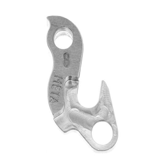 Meta CNC Model 8 CNC Derailleur Hanger - 6061 T651 Aluminum, Silver, Bianchi, BMC, etc.