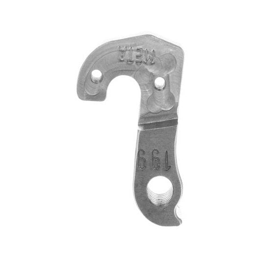 Meta CNC Orbea 199 CNC Derailleur Hanger - 6061 T651 Aviation Aluminium, Silver