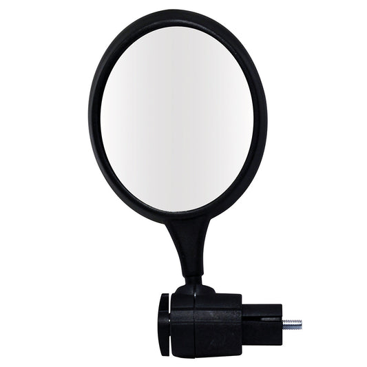 Meta CNC Oxford Bicycle Bar End Mirror - 3" Oval, Fully Adjustable, LH/RH, Black